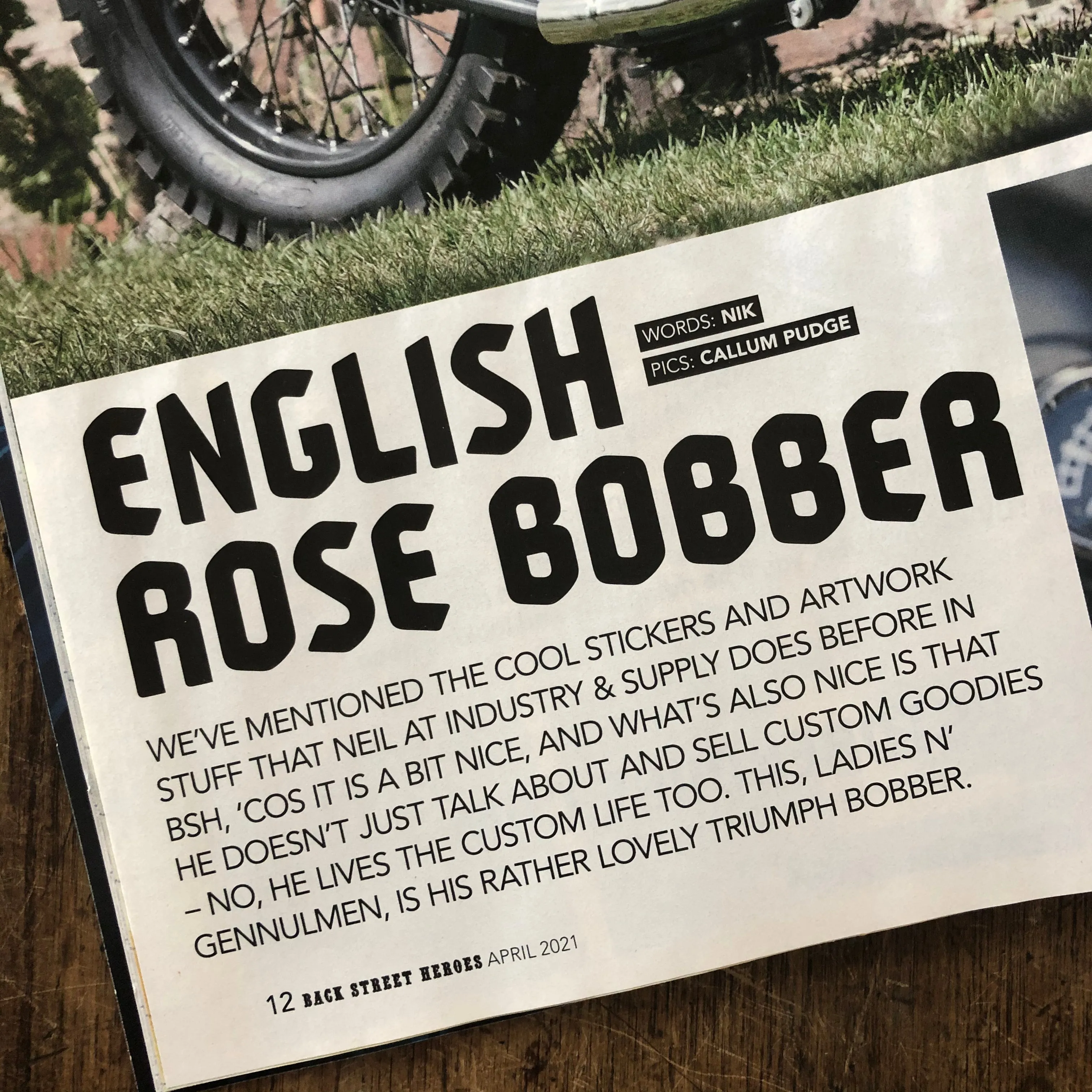 59 BOBBER 'THE INDUSTRY AND SUPPLY BIKE' HOODIE