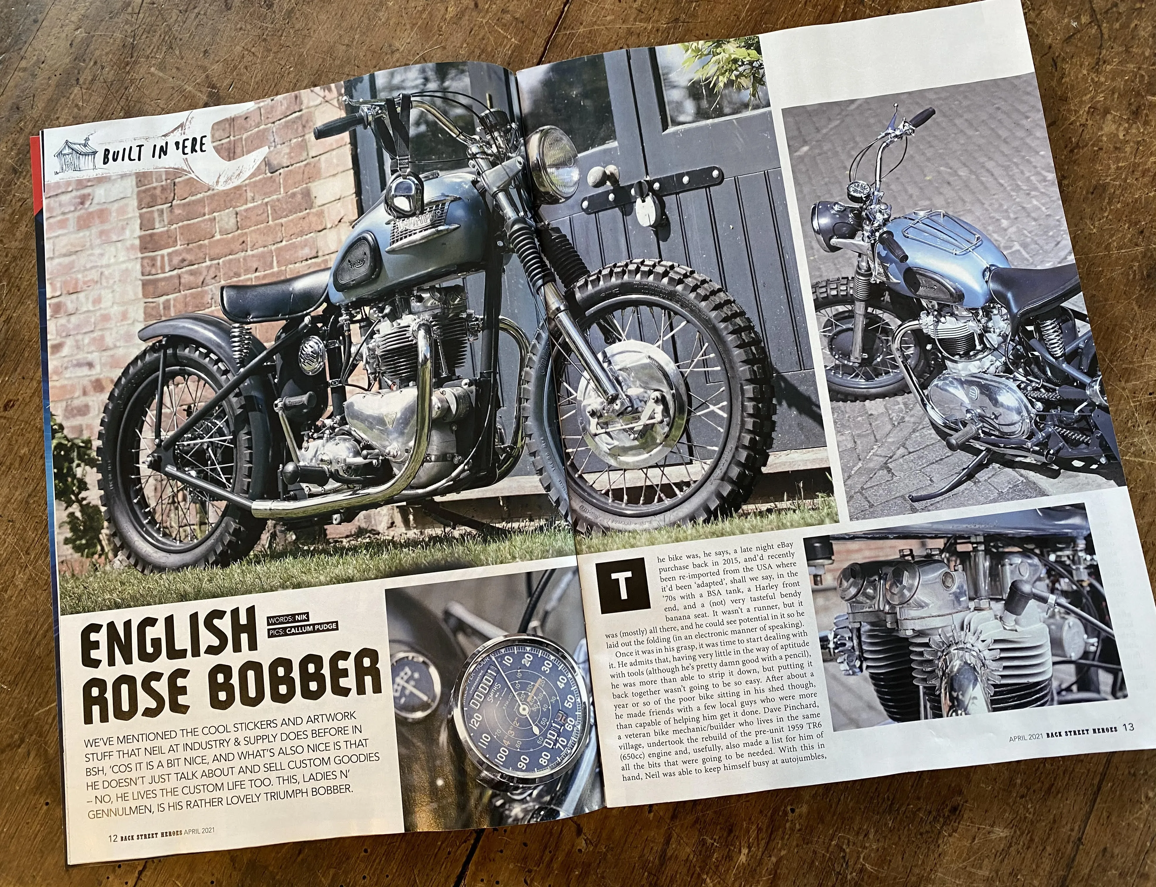 59 BOBBER 'THE INDUSTRY AND SUPPLY BIKE' HOODIE