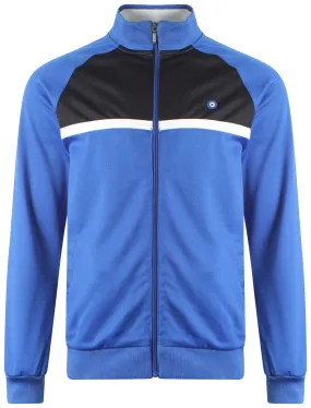 Alloway zip through jacket in Vespa Blue - Le Shark