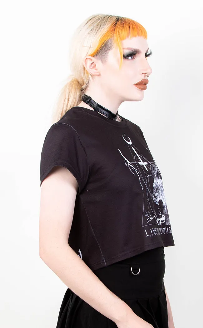 Black Phillip Crop Tee