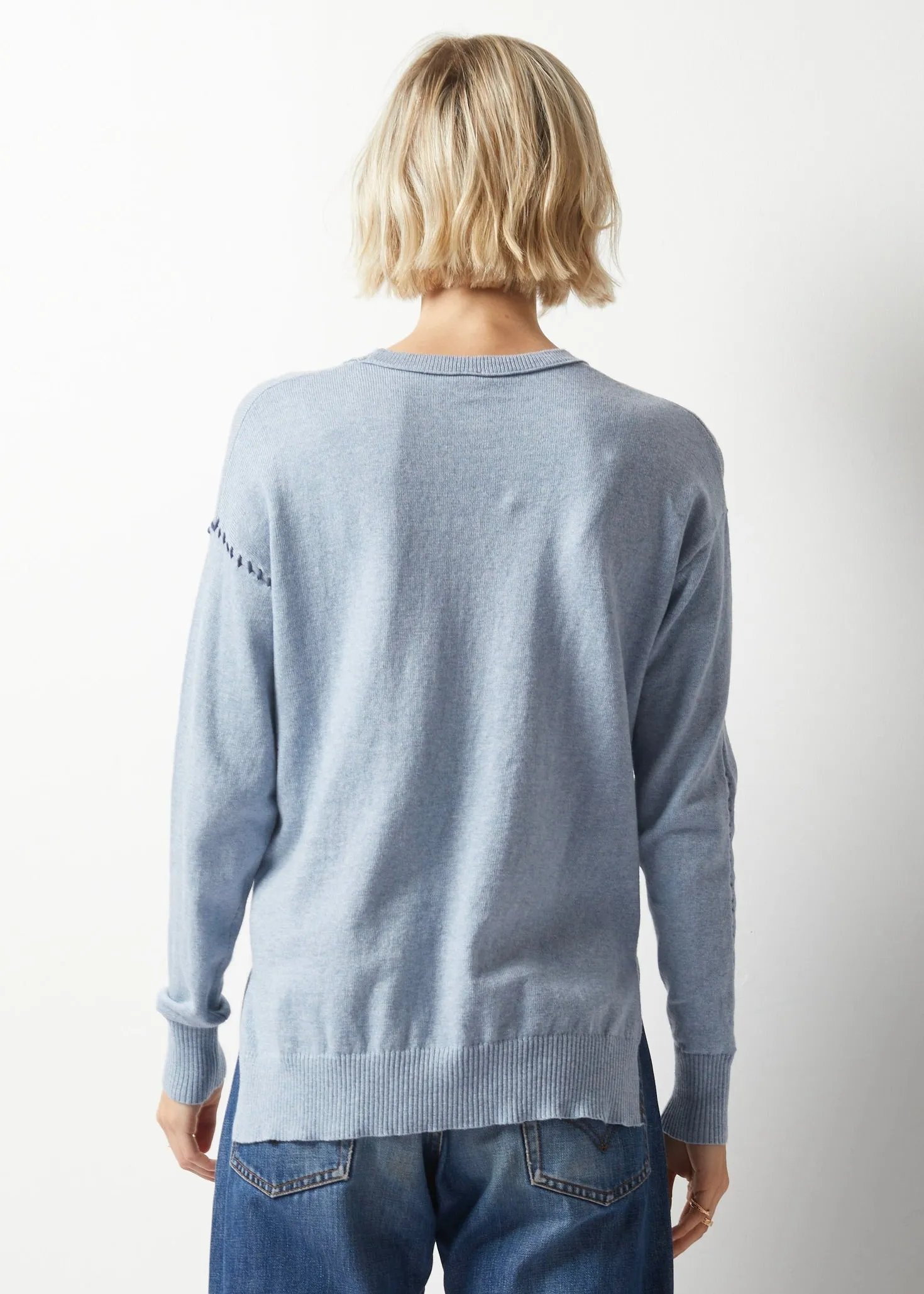 Embroidered Star Sweater