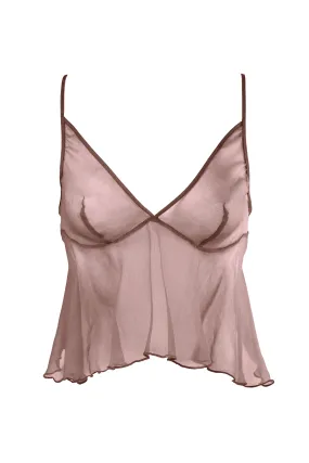 Folie Silk Camisole - Cachou