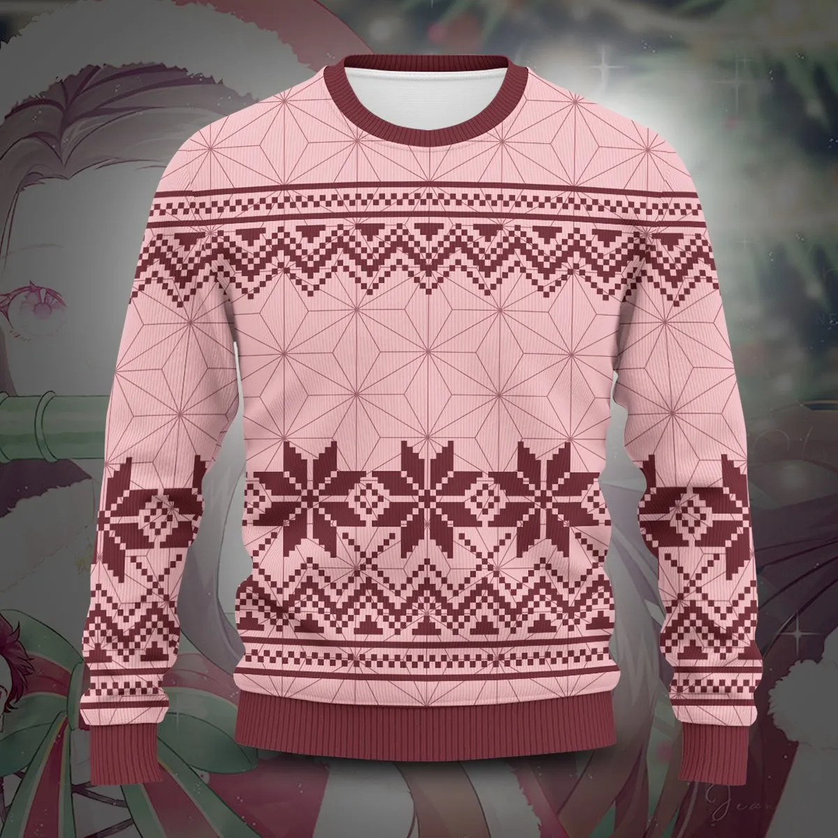 Giftngon - Nezuko Unisex Wool Sweater For Kids