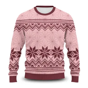 Giftngon - Nezuko Unisex Wool Sweater For Kids