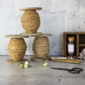 Handspun Hemp Bobbins Large