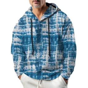 Men's Retro Tie-dye Casual Hoodie12186827YY