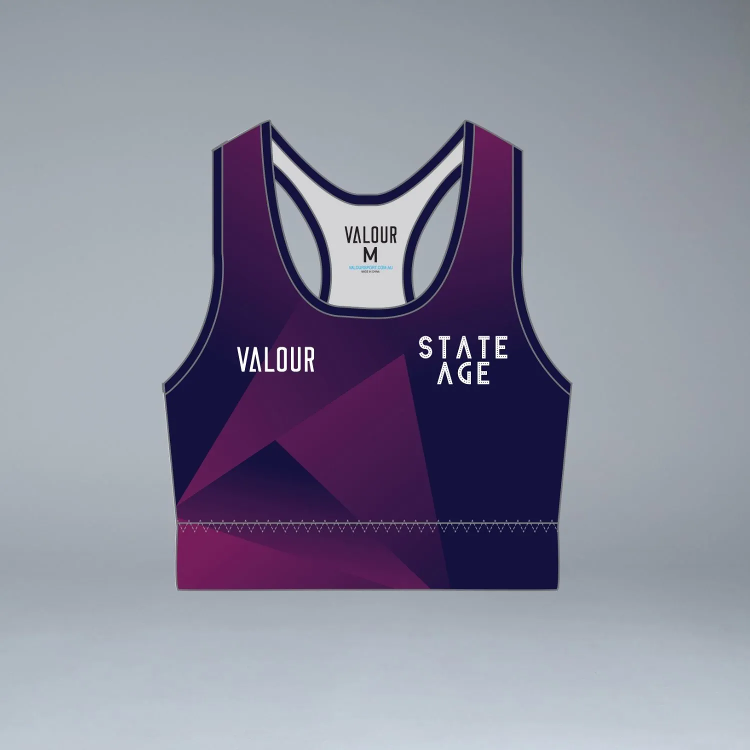 Netball QLD State Age Event Crop Top