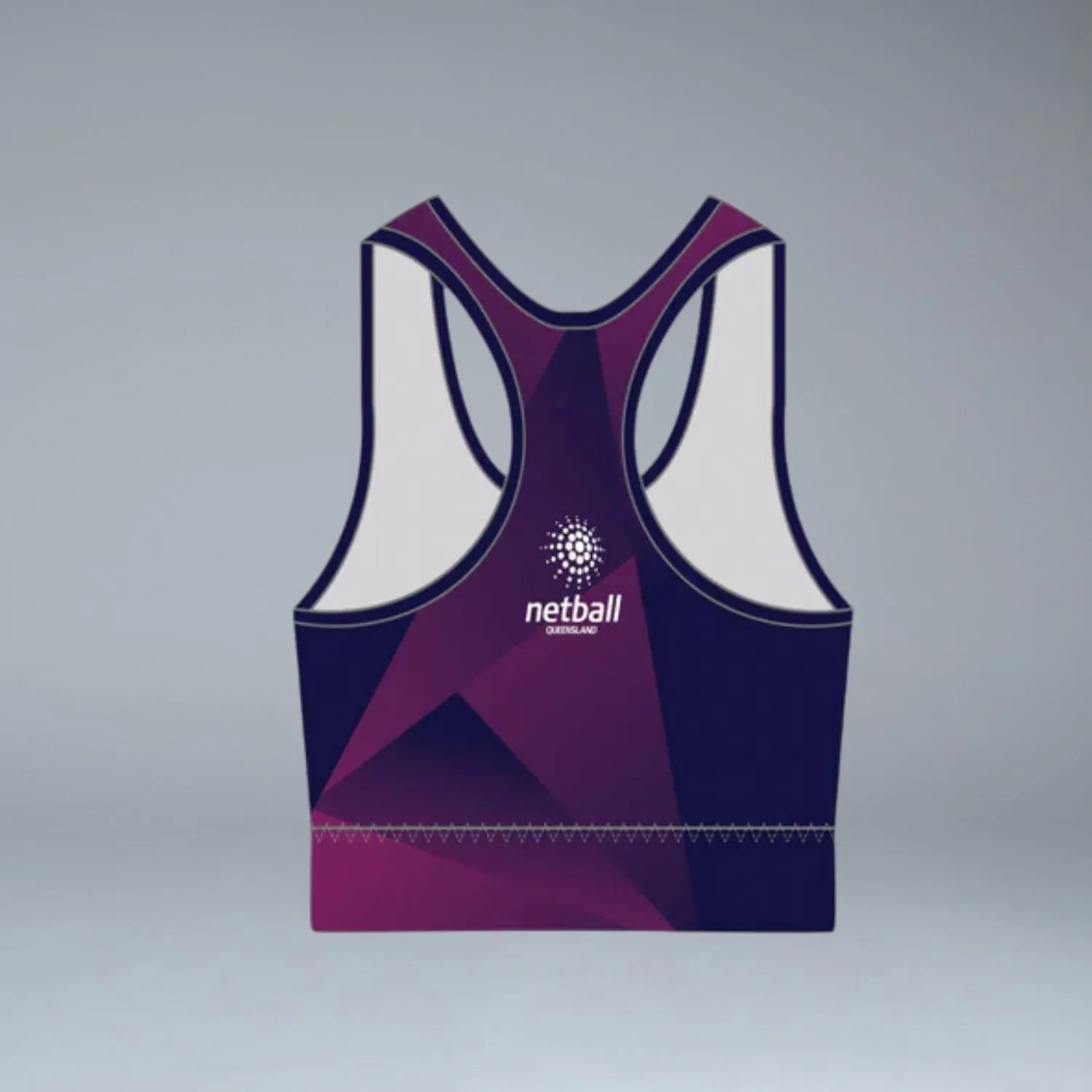Netball QLD State Age Event Crop Top