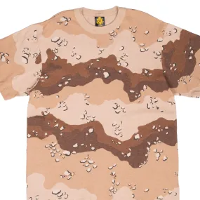 VINTAGE US ARMY CHOCOLATE CHIP CAMO TEE SHIRT 1990S LARGE MADE IN USA DEADSTOCK
